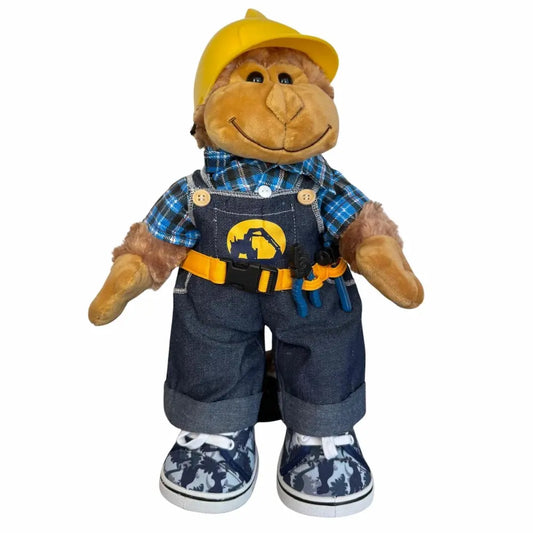 Bouwvakker outfit voor knuffel 40cm