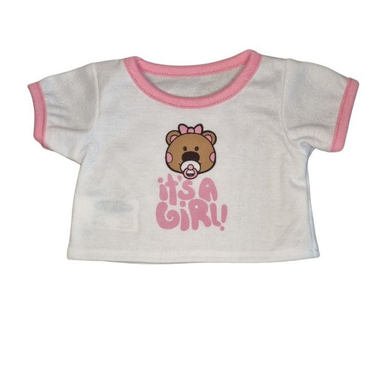 It's a Girl  T-shirt  voor Knuffel - Make a bear