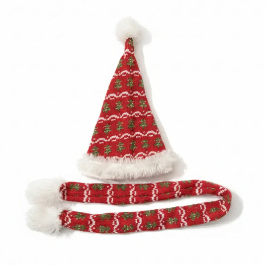 Écharpe et bonnet pour peluches de 40 cm