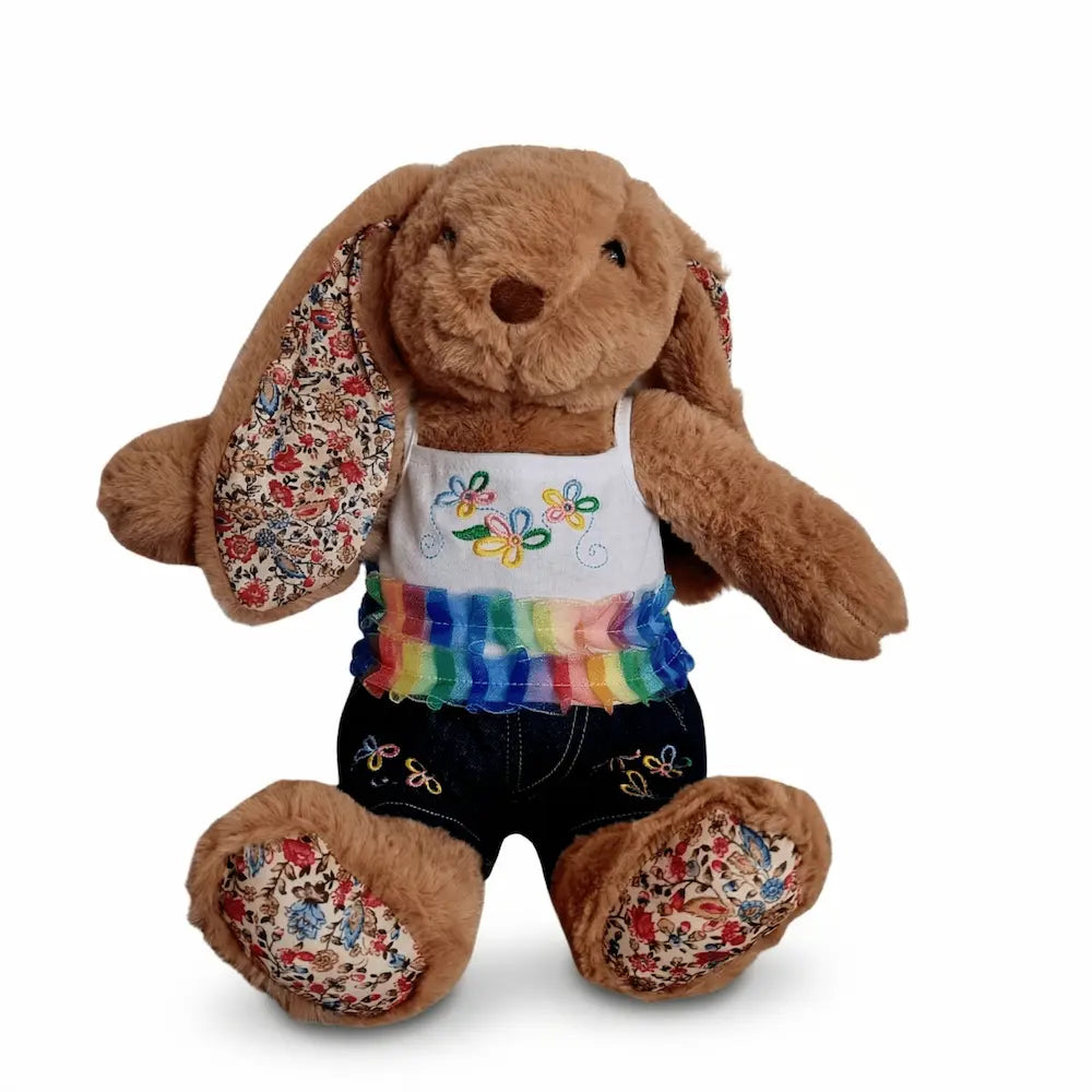 Lapin en peluche Coco 40cm à remplir soi-même