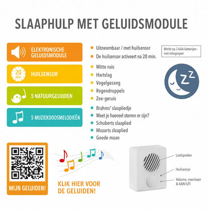 Fehn Inslaaphulp Luiaard met Geluidsmodule