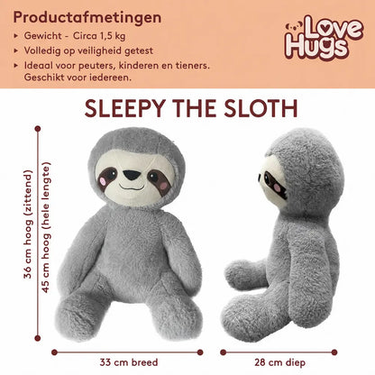 Peluche lestée paresseux